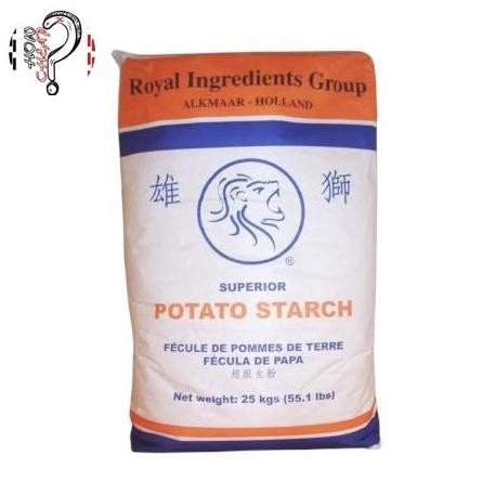 

Potato Starch Royal Lion 25Kg - 1 Sak Tepung Pati Kentang