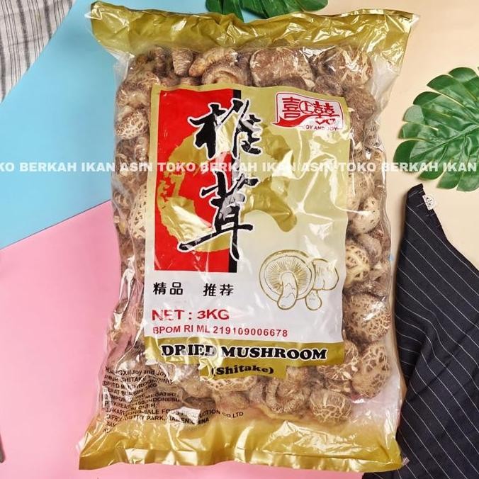 

Jamur Shitake 3Kg Import Grade A / Hioko Shiitake Shintake Hioco