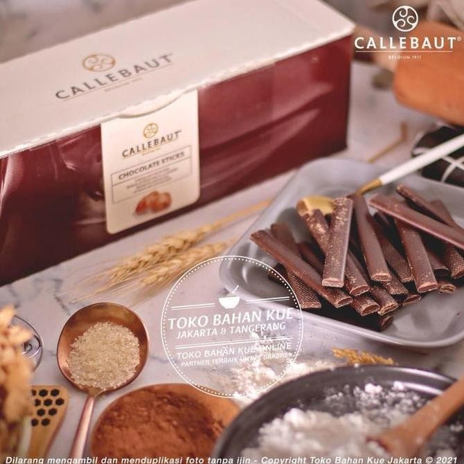 

Callebaut Dark Chocolate Baton Baking Sticks Repack 250Gr 44% Cokelat Batons Stick Coklat