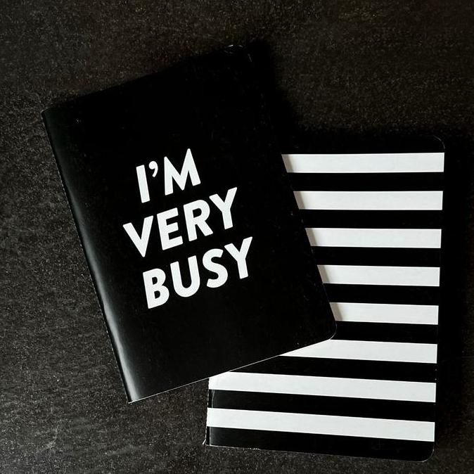 

Notebook Black/ Buku Tulis - Goodmoments