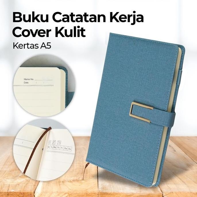 

Buku Catatan Kerja Kuliah Bisnis Kantoran Kulit Agenda Notes Premium