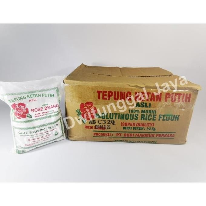 

Tepung Ketan Putih Rose Brand 20X500 Gr - Karton