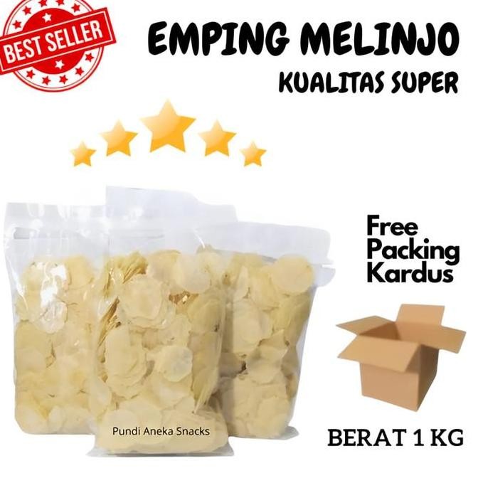 

Krupuk Emping Asli Kebumen 1000 Gram