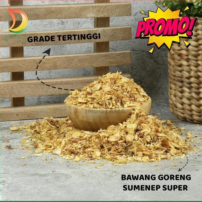 

Bawang Goreng Sumenep [ 1 Kiloan ] Grade Super Renyah, Murah