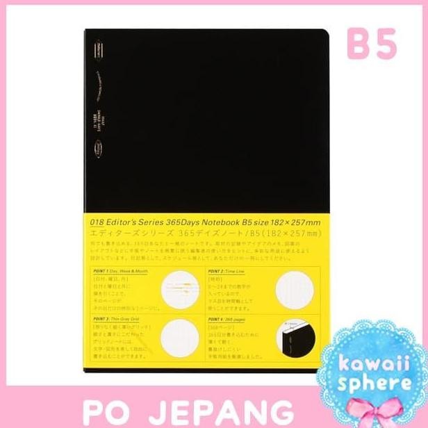 

Stalogy 365 Days Notebook | B5 | Po Jepang