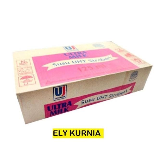 

Susu Uht Ultra Milk Stroberi 125 1 Karton Isi 40