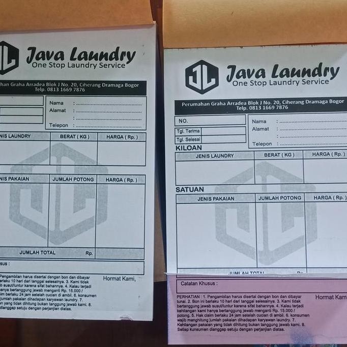 

Nota Bon 2 Ply Cetak 2 Warna Pakai Nomor