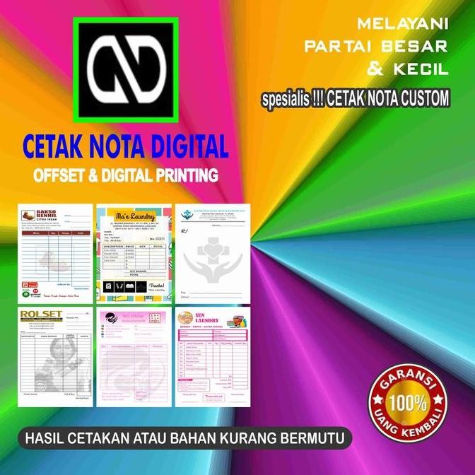 

Cetak Nota Sesuai Permintaan Di Wa