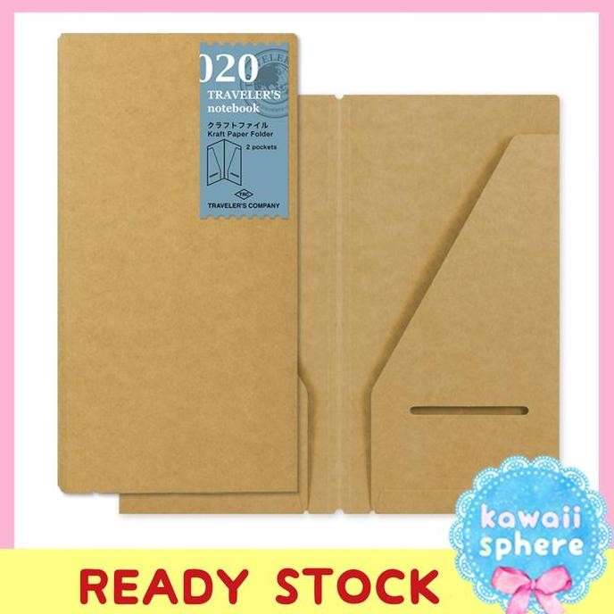 

Midori Traveler'S Notebook Refill 020 Kraft Paper Folder |Regular Size