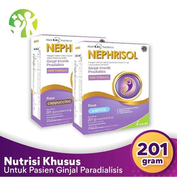 

Bundle 2 Box Nephrisol - Nutrisi Rendah Protein Pasien Gagal Ginjal