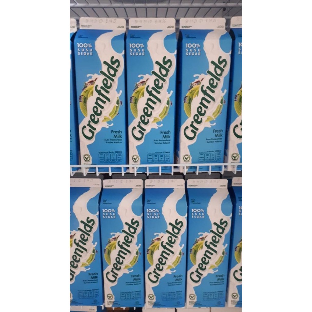 

Susu Greenfields Fresh Milk Plain 1L (Kartonan)