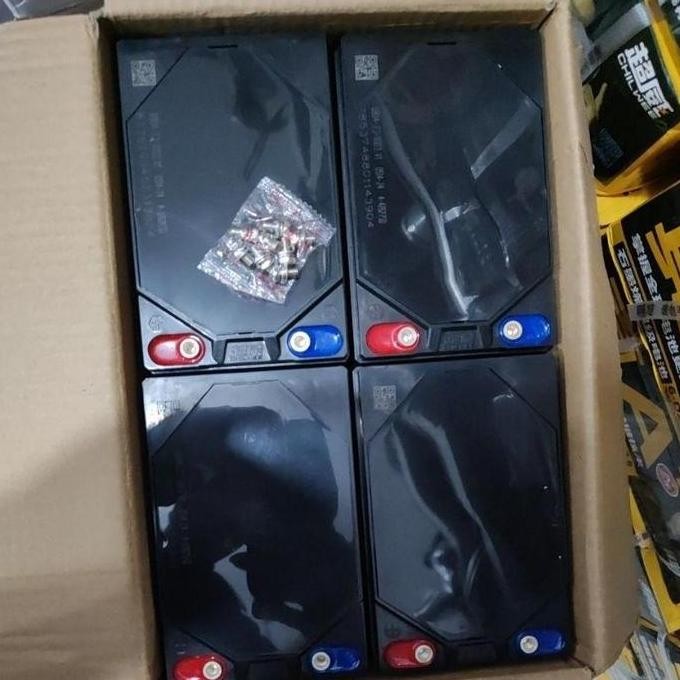 NEW AKI SEPEDA LISTRIK AKI 12V12AH 1SET ISI 48V12AH FREE BAUT AKI