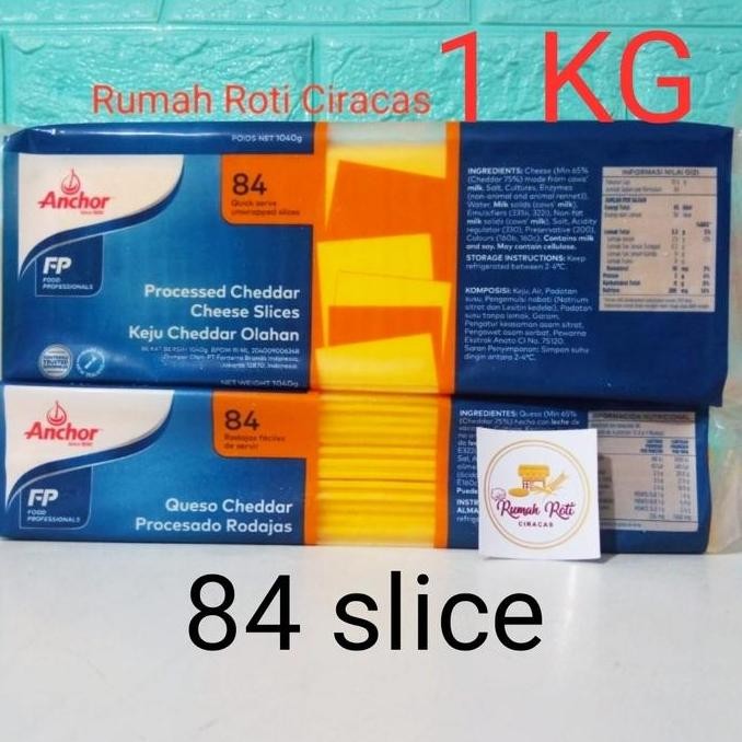 

Burger Cheese Slice Cheddar Anchor Burger Slice Keju Tipis 1 Kg