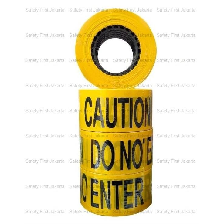 

JH8 Pembatas Police Line Garis Polisi Tulisan Do Not Enter Ukuran 3"X 300m