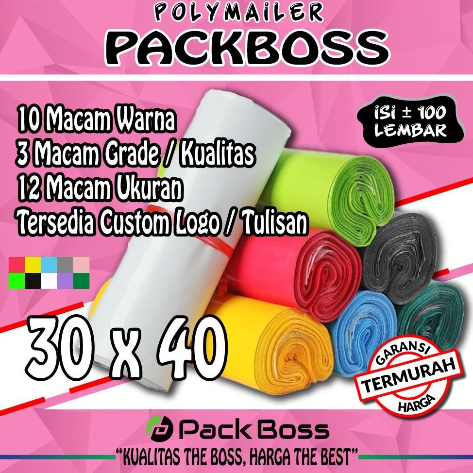 

JH8 POLYMAILER PACKBOSS 30x40 ISI 100 PACKING ONLINE