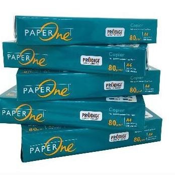 

JH8 [Grab/Gojek] Termurah !! Kertas Print Fotocopy HVS A4 75 gr PaperOne / Rim