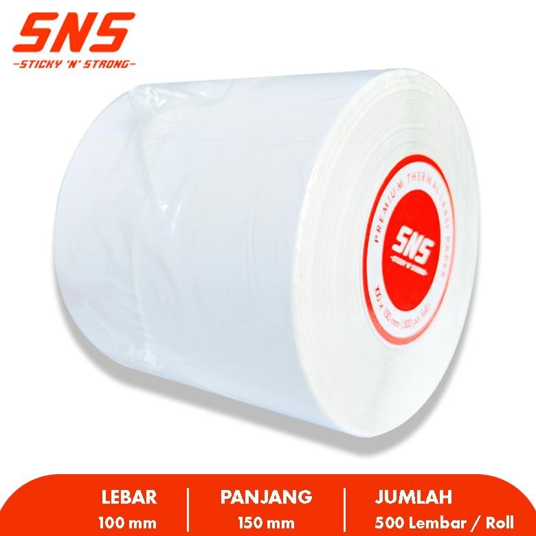 

JH8 LABEL THERMAL / KERTAS THERMAL / STICKER THERMAL 100x150 mm A6 500 Lembar