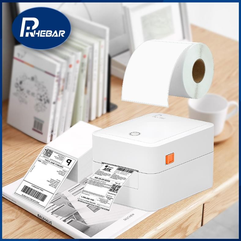 

JH8 Label resi termal 76x130mm 100x150mm 80x60mm Stiker kode batang RHEBAR