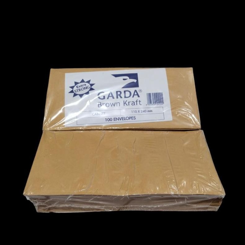 

JH8 [PACK] Amplop Coklat Polos - Garda Kabinet MURAH