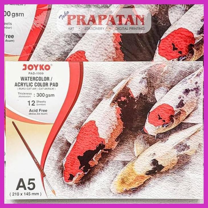 

( SEKOLAH / LUKIS ) SALE JOYKO WATERCOLOR ACRYLIC COLOR PAD A3 PAD-2001 (SENI / MENGGAMBAR / ART / KERAJINAN ) PACKING AMAN