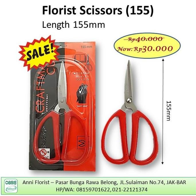 

ready !!! Florist Scissors (155), Gunting bunga, aksesroris toko bunga