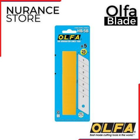 

ready !!! REFILL BLADE OLFA HB-5B UNTUK CUTTER OLFA H-1 XH-1 XH-AL NH-1 HSW-1