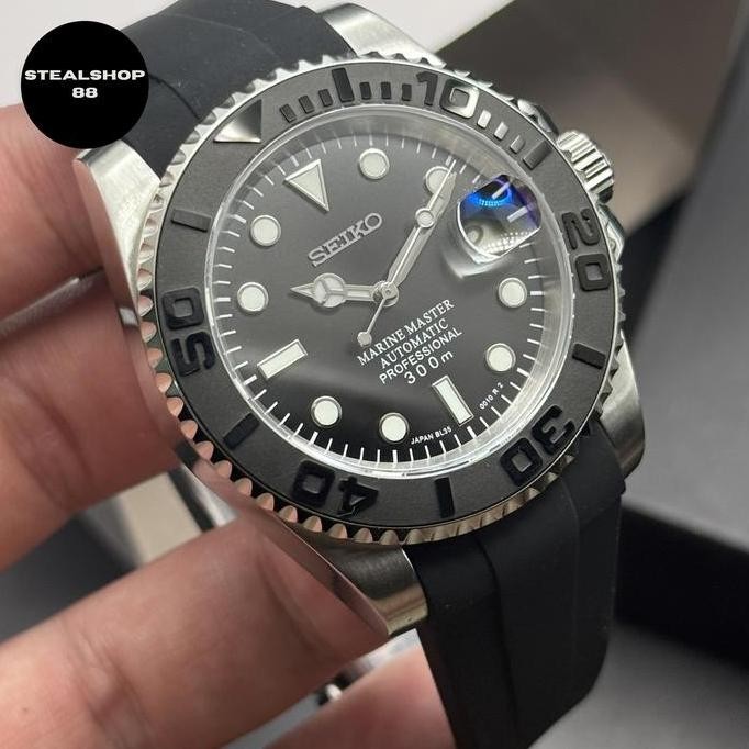 new  Seiko YachtMaster Silver NH35