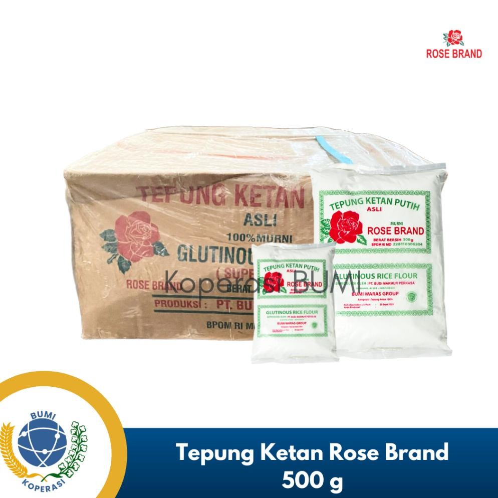 

Promo Tepung Ketan Rose Brand Isi 20 500Gr/ Pcs
