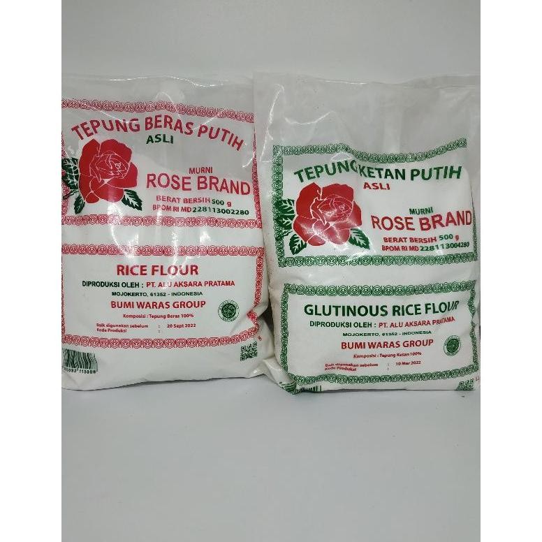 

Promo Tepung Ketan / Tepung Beras Rose Brand 500Gr