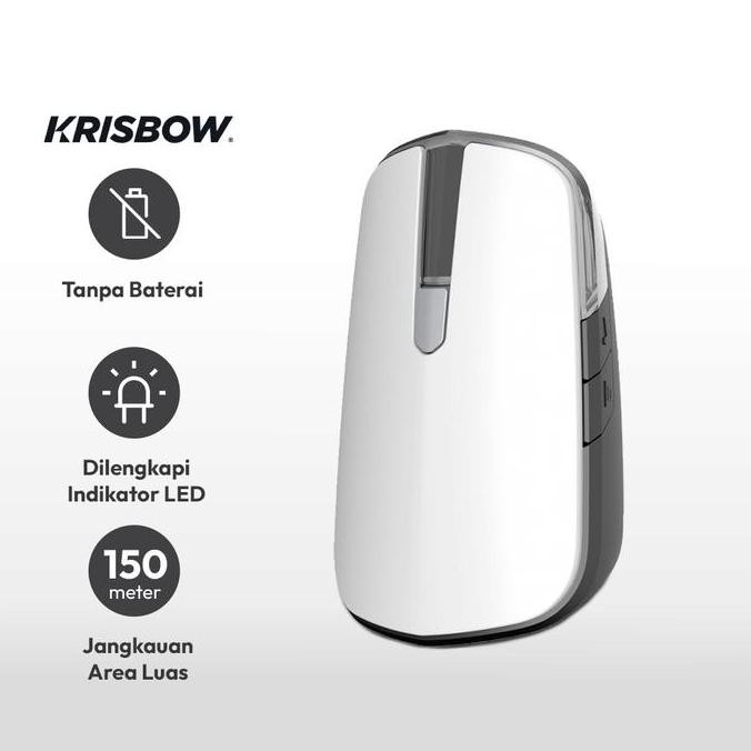 Krisbow Bel Pintu Wireless One Bell 581P - Putih
