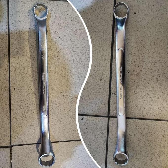 kunci double ring ring trust made in japan chrome vanadium