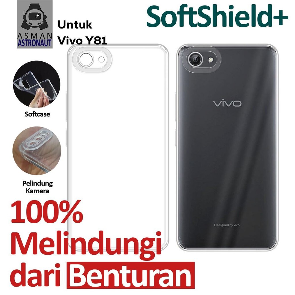 Case Clear Airbag Vivo Y81 Softcase Silikon Transparan