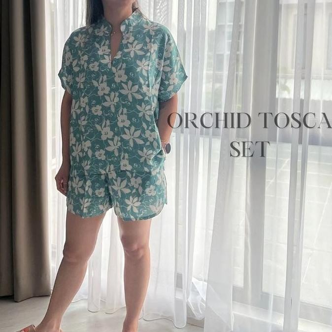 Deluna - Setelan Piyama Celana Pendek Set Rayon Premium