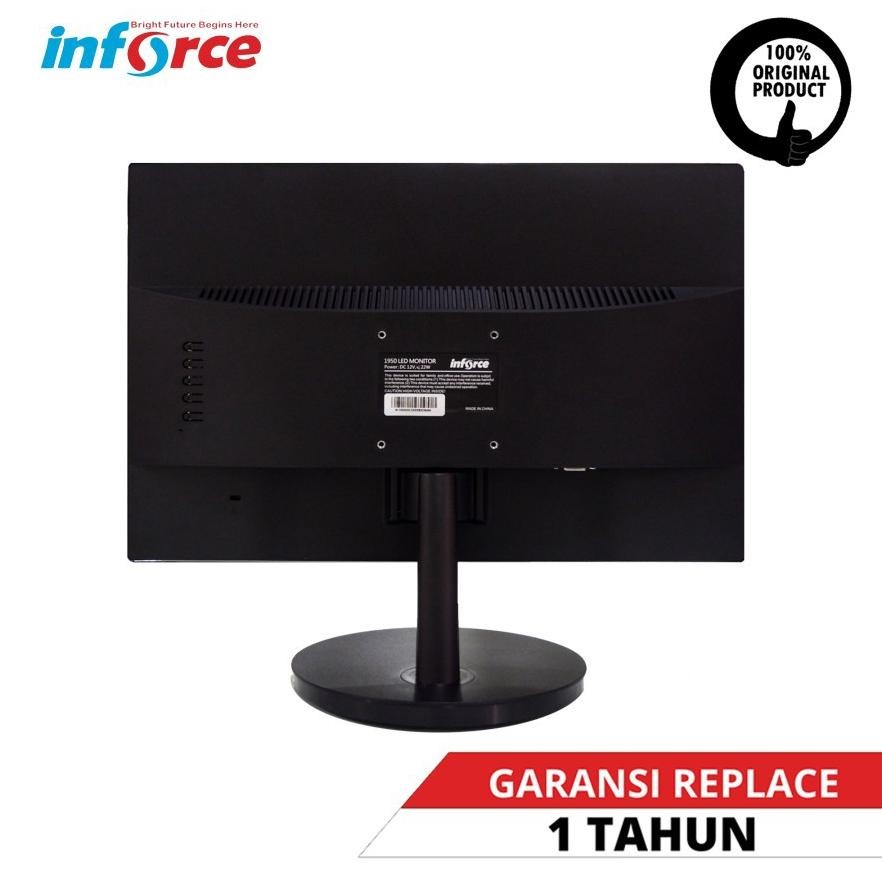 GV23 HRN-813 PK32 rwet-23 Inforce LED 19.5" Monitor 19 20 19.5 Inch Inci VGA / HDMI Murah Original T
