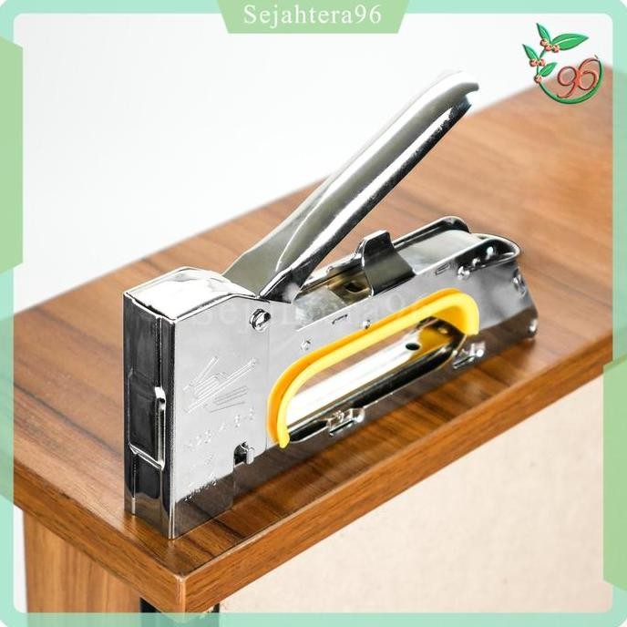 

TGR Staples Tembak Gun Alat Tracker Stapler Jepretan Untuk Perekat Papan Kayu Kardus Jok Motor Kertas