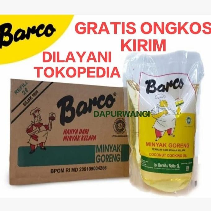 

BARCO Minyak Goreng Kelapa Murni Coconut Cooking Oil 2 Liter EA