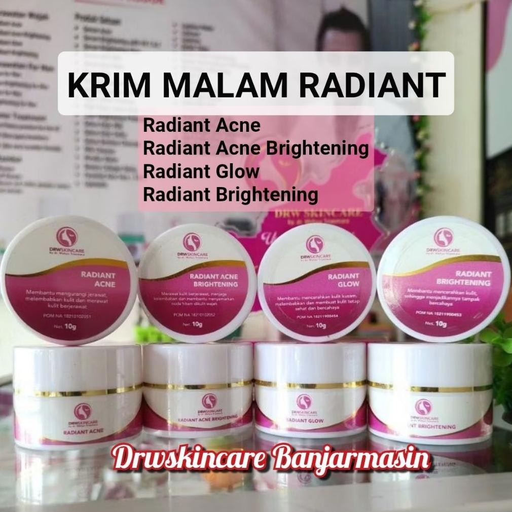 KRIM MALAM DRW RADIANT (Acne, Acne Brightening, Glow, Brightening)  DRW SKINCARE  Banjarmasin