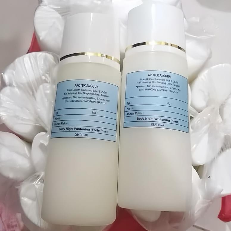 {SESUAI LABEL} APOTEK ANGGUN FORTE PLUS DR WIDYARINI / Memutihkan LOTION MALAM FORTE PLUS DR.W / LOT