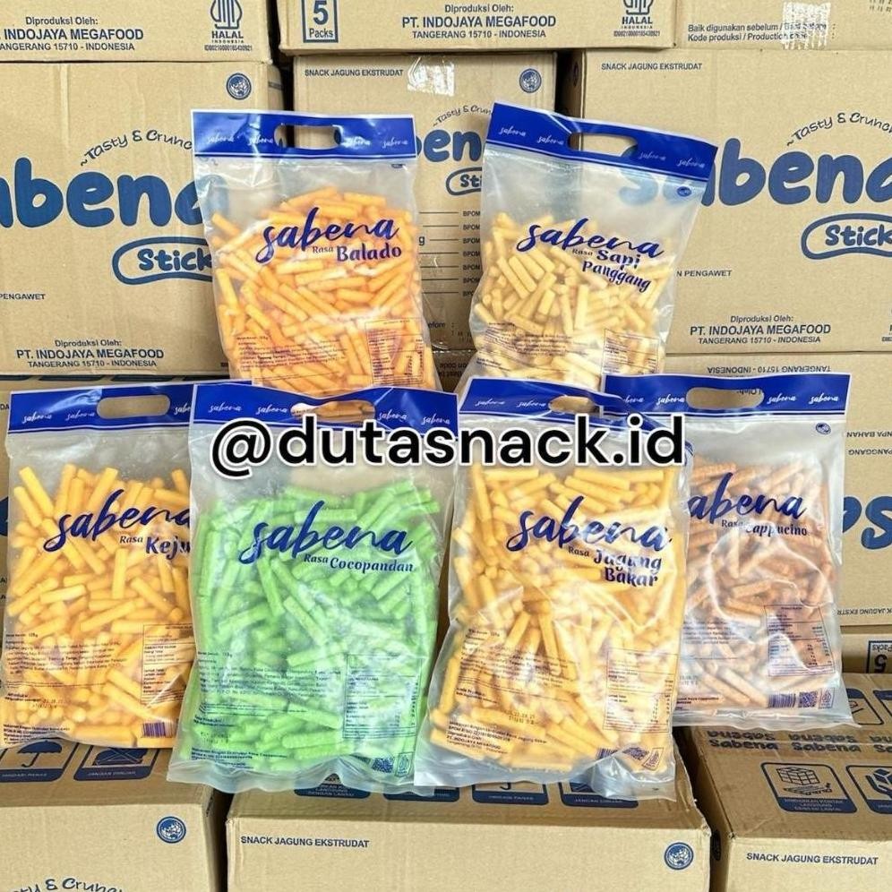 

uk-68 CQ37 1 Karton Snack SABENA NEW ISI 6 Karung 1kg MIX Rasa Bisa Cod ( NEW ) Terlaris Sale