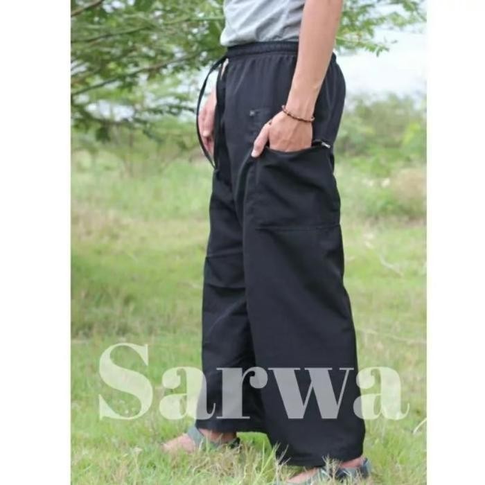 Celana Panjang Pria  Sirwal Dewasa Komprang Sholat Shilat Celana Cingkrang Celana Cargo  Pangsi Teba