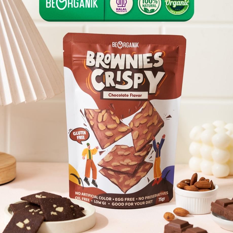 

Brownies Crispy Beorganik Vegan Gluten Free Chocolate 75Gr
