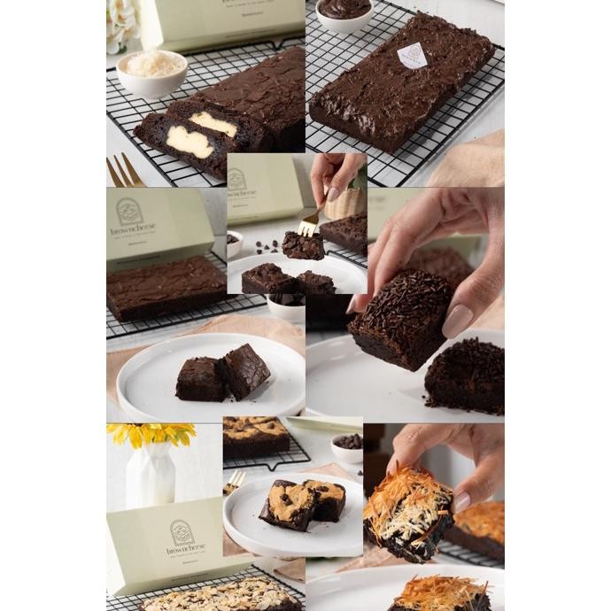 

Browncheese Brownies Panggang 20X10 Fudgy Brownies