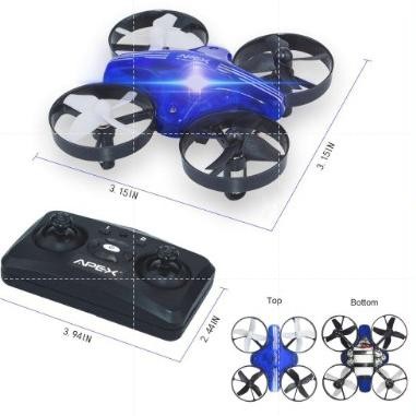 TUTU Drone GD65 Ghost DRONE APEX Mini Racing Drone, Quadcopter Drone Headless Mode, Drone Mini - GD6