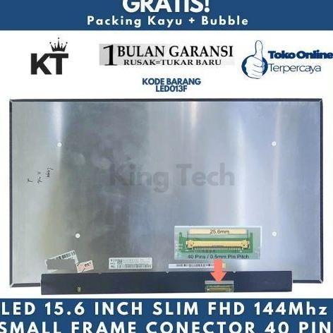 Led Laptop 15.6 Inch Slim 40Pin Fhd 144Hz Gaming Laptop New Stok