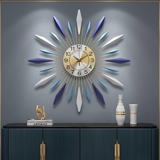 Jam Dinding Import 3 Warna Desain Mewah Minimalis