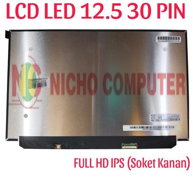 Led Lcd 12.5 Led Lnv X260 X270 X280 Lp125Wf2 Spb1 Spb2 Socket Kanan New Stok
