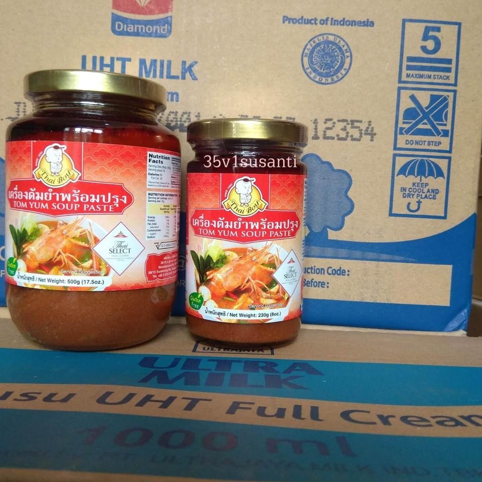 

Tom Yum Paste Thai Boy Pasta Tom Yum Bumbu 230 Gram Kecil