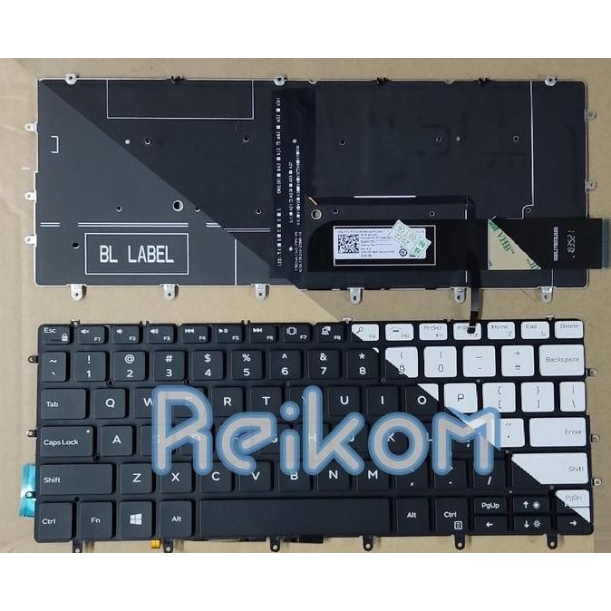 Keyboard Dell Xps 13 7390 (Bukan 2 In 1) Xps 13 9305 9370 9380 P82G003 New Stok