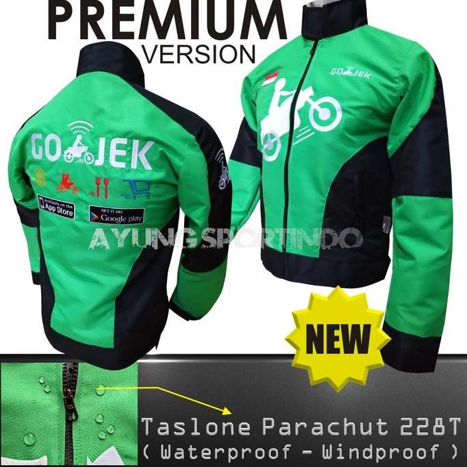 TERSEDIA Ukuran Besar Jumbo Big Size Jaket Gojek Indonesia 3XL