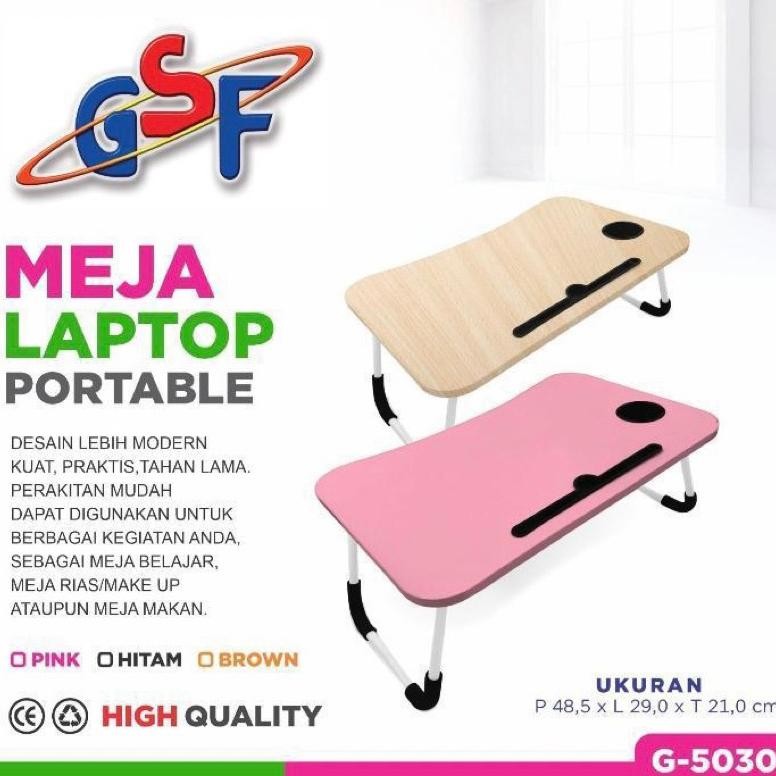Eelic Meja Lipat Serbaguna Gsf 1087 Meja Laptop Meja Belajar Portable Free Packing Bubble Wrap Gsf 1